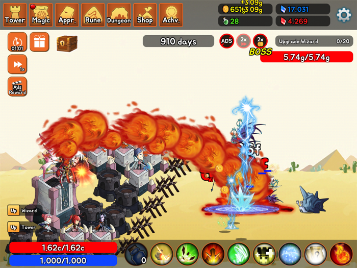 Magic Tower  Tap Defense