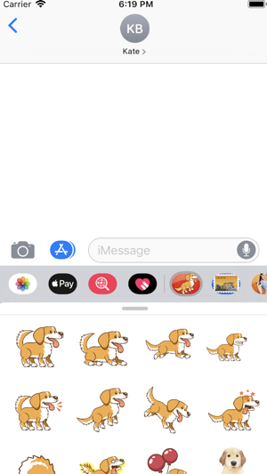 Golden Dog Emojis Stickers(圖1)-速報App