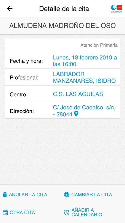 Cita Sanitaria Madrid screenshot-3