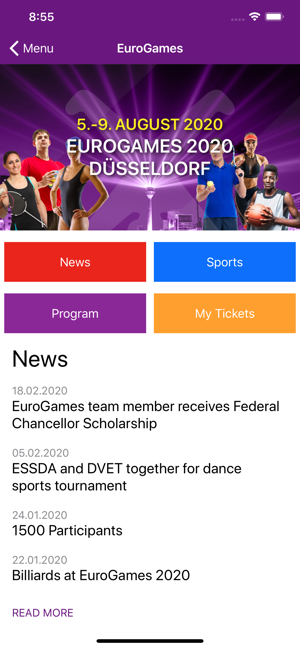 EuroGames 2020(圖1)-速報App