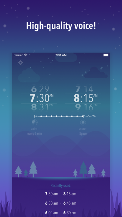 Gentle Talking Alarm Clock Pro screenshot 3