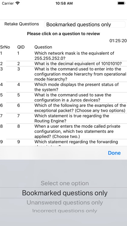 Exam Simulator For JNCIA Junos screenshot-5