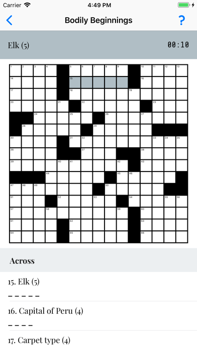 OneDown - Crossword Puzzles screenshot 2