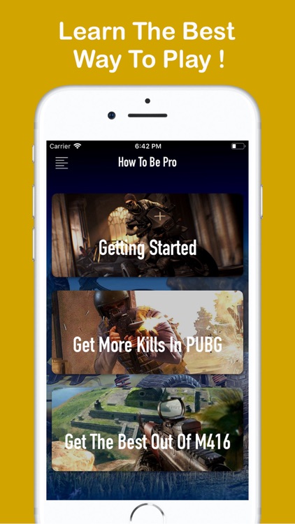 Pro PUBG Guide: MOBILE-PC-PS4 screenshot-3