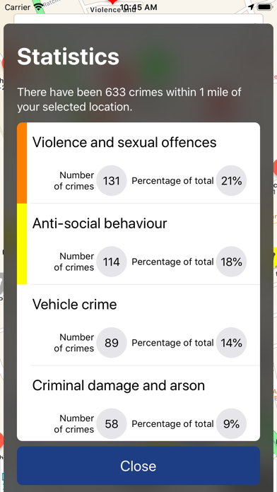 Crime Map Watch UK screenshot 3