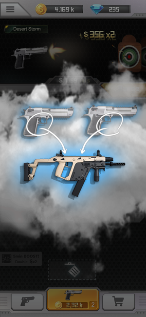 Idle Gun Range: Merge n Shoot!(圖2)-速報App