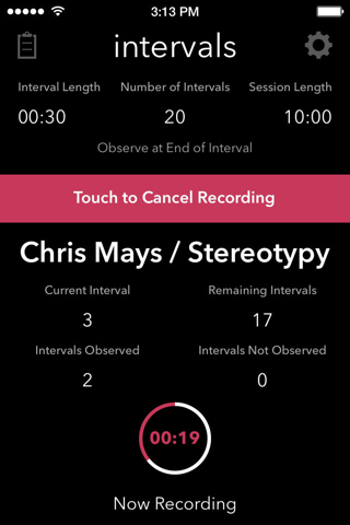Intervals ABA screenshot 3