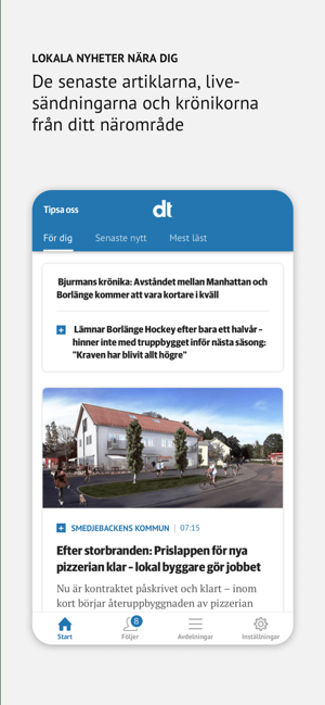 DT Nyhetsapp