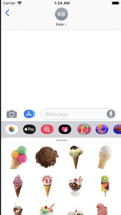 Ice Cream-Emojis Stickers