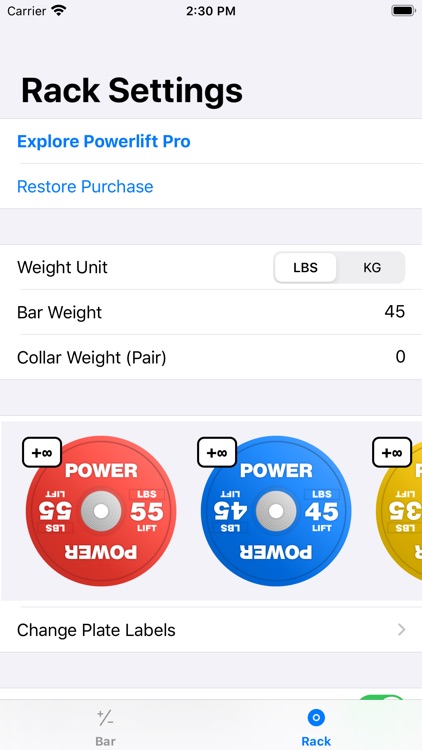 Powerlift — Barbell Calculator