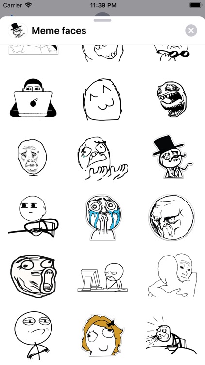 meme face - sticker memes | Sticker