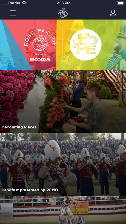 Tournament of Roses Event App