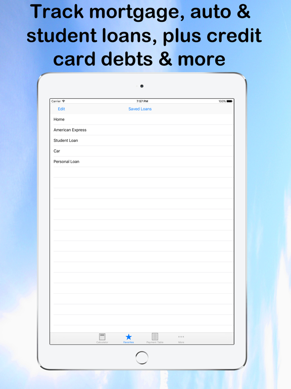 Loan Calculator — What If? screenshot