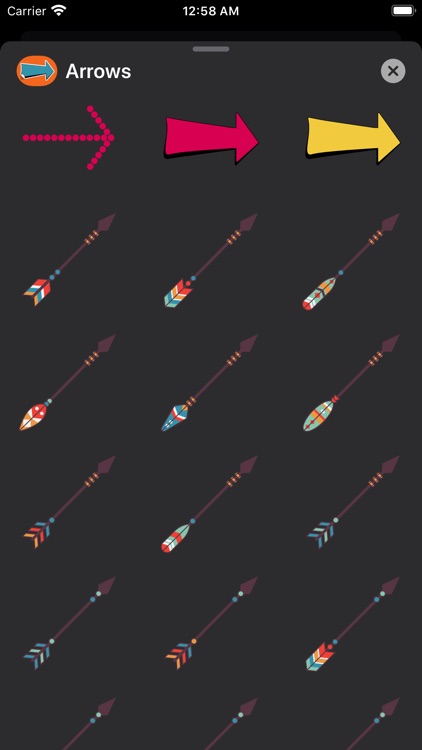 Arrows - Sticker Pack screenshot-7