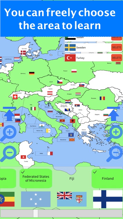 Learn World Map Puzzle