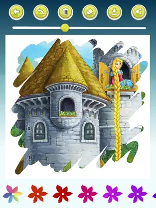 Imágen 3 Rapunzel Libro para Colorear iphone