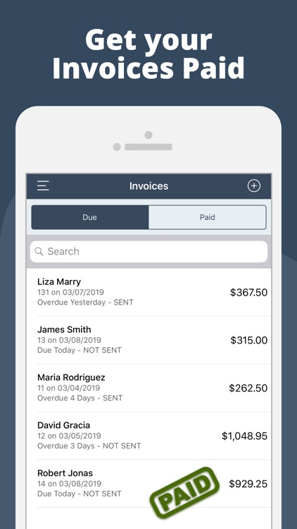 Invoice.s & Billing Invoicing‘