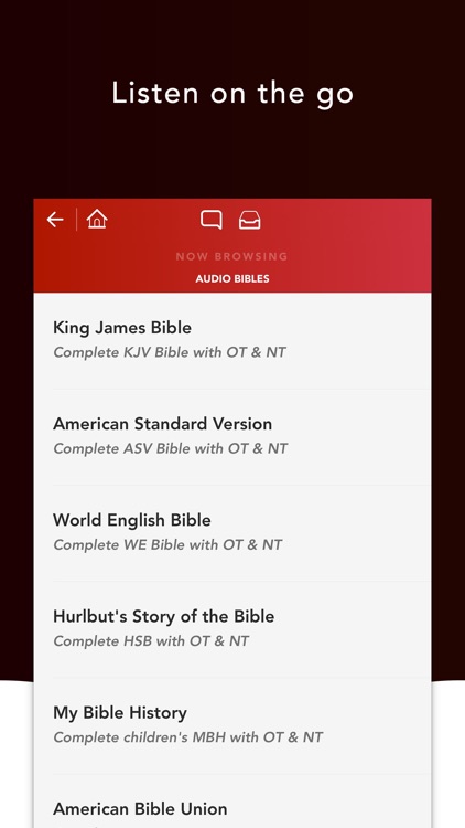 Audio Bibles screenshot-1