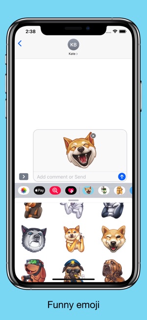 Funny dogs - emoji stickers(圖3)-速報App