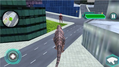 Dinosaur Vs Robot Car War screenshot 2