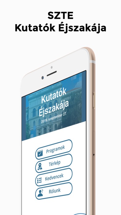 How to cancel & delete SZTE Kutatók Éjszakája from iphone & ipad 1