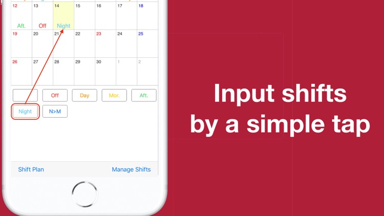 Shift Work Calendar