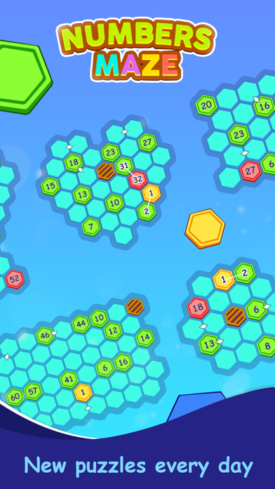 Number Hexagon Puzzle screenshot 5