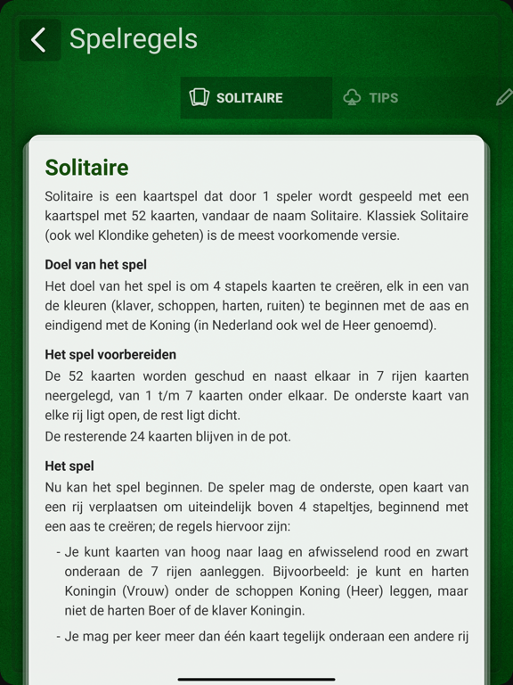 Solitaire + iPad app afbeelding 4