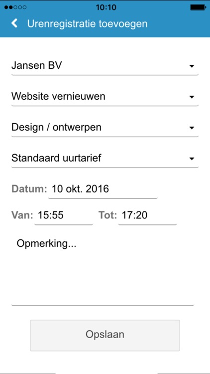 Factuurdesk Urenregistratie screenshot-3