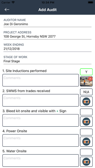 Site Safety Audit screenshot 4