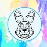 Fanart FNAF coloring Freddys