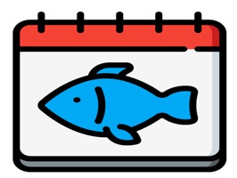 The FishingBe is a small sticker, which are show the 30 Fishing sticker in cartoon