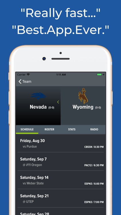 Wyoming Football Schedules screenshot-8