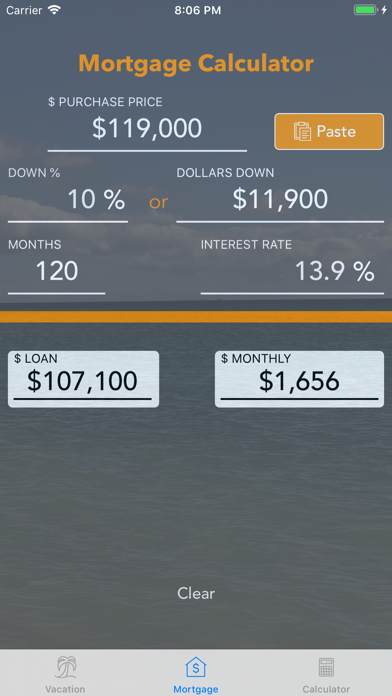 Timeshare Calculators screenshot 2