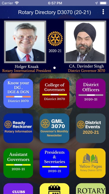 Rotary Directory D3070 (20-21)