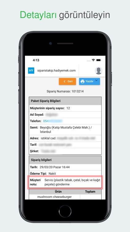 Sipariş Takip, hadiyemek.com screenshot-4