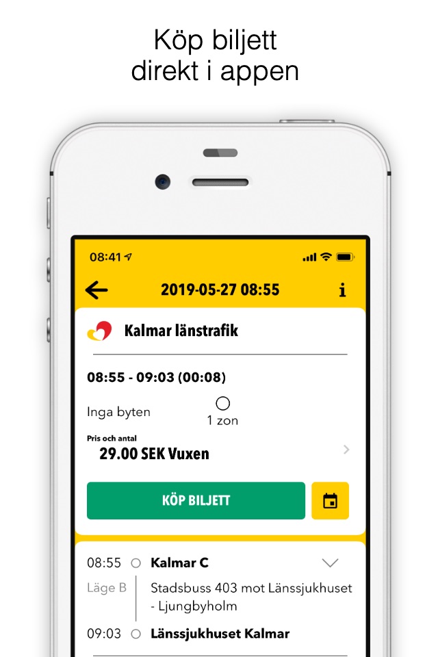 Företag Kalmar länstrafik screenshot 3