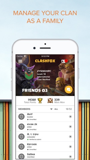 ClashFox : Clan Manager(圖1)-速報App