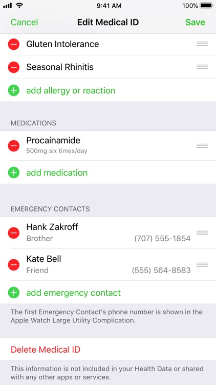 Medical ID Record screenshot-3