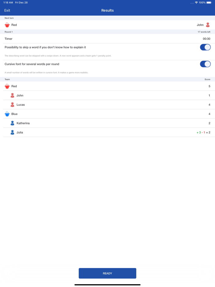 Alias - guess a word