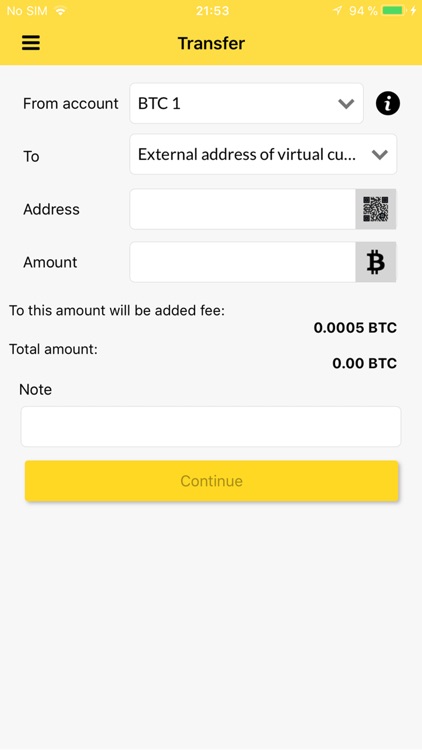 BitcoinBanking by wBTCb screenshot-3