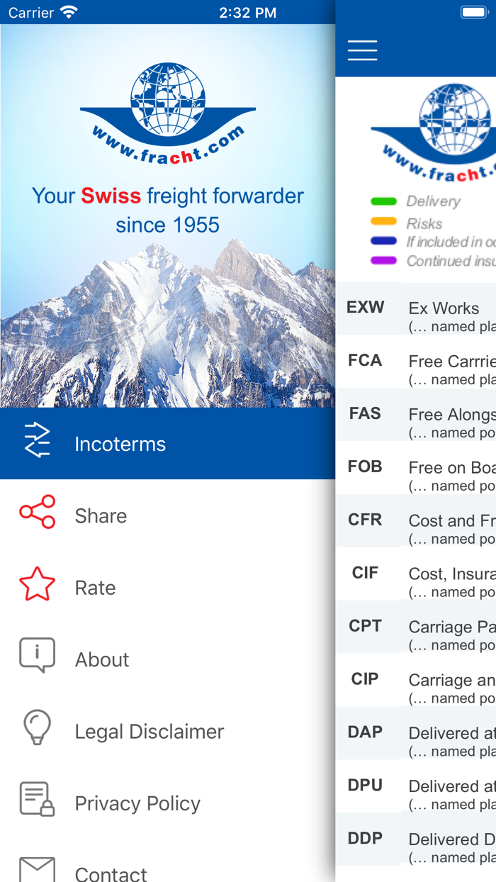 Incoterms 2020 Fracht