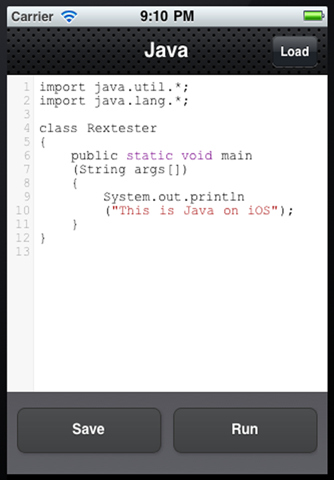 Coder for Java - náhled