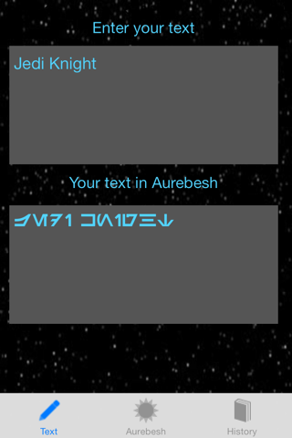 Aurebesh Writer - No Ads screenshot 3