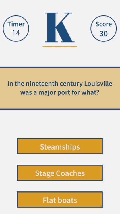 Kentucky Trivia Quiz App