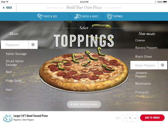 iPad Image of Domino's Pizza USA