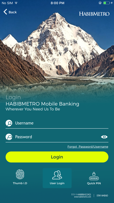 How to cancel & delete HabibMetro Mobile Banking from iphone & ipad 2