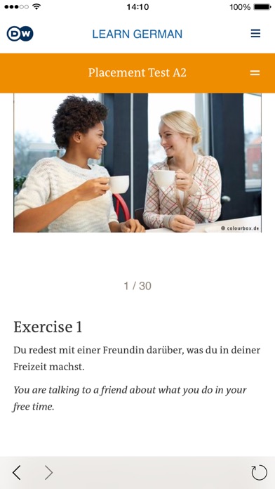 DW Learn German - Screenshot 1