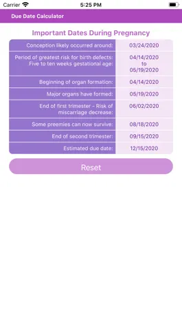 Game screenshot Due Date Calculator apk