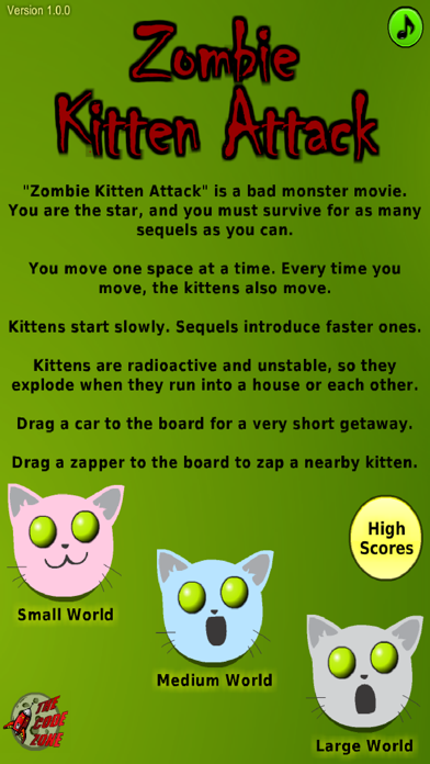 Zombie Kitten Attack screenshot 1